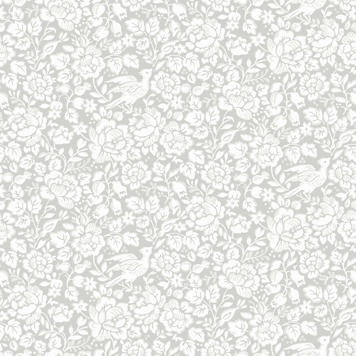Birdie - Grey - WINFIELD THYBONY Papel pintado