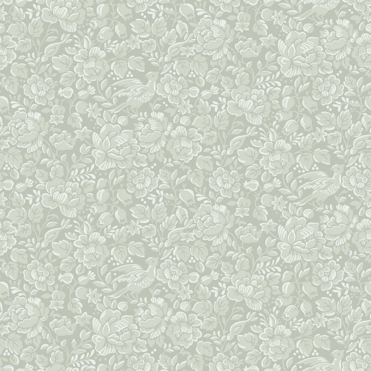 Birdie - Pale Leaf - WINFIELD THYBONY Papel pintado