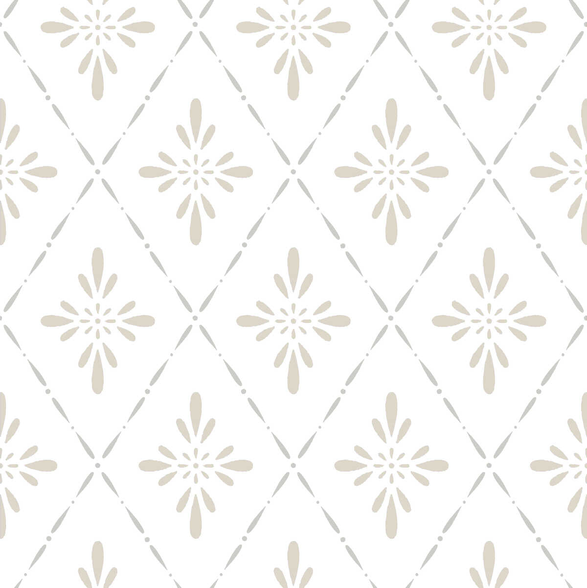 Trelliage - Grey - WINFIELD THYBONY Papel pintado