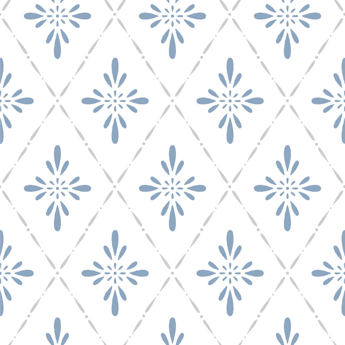 Trelliage - Blue - WINFIELD THYBONY Papel pintado
