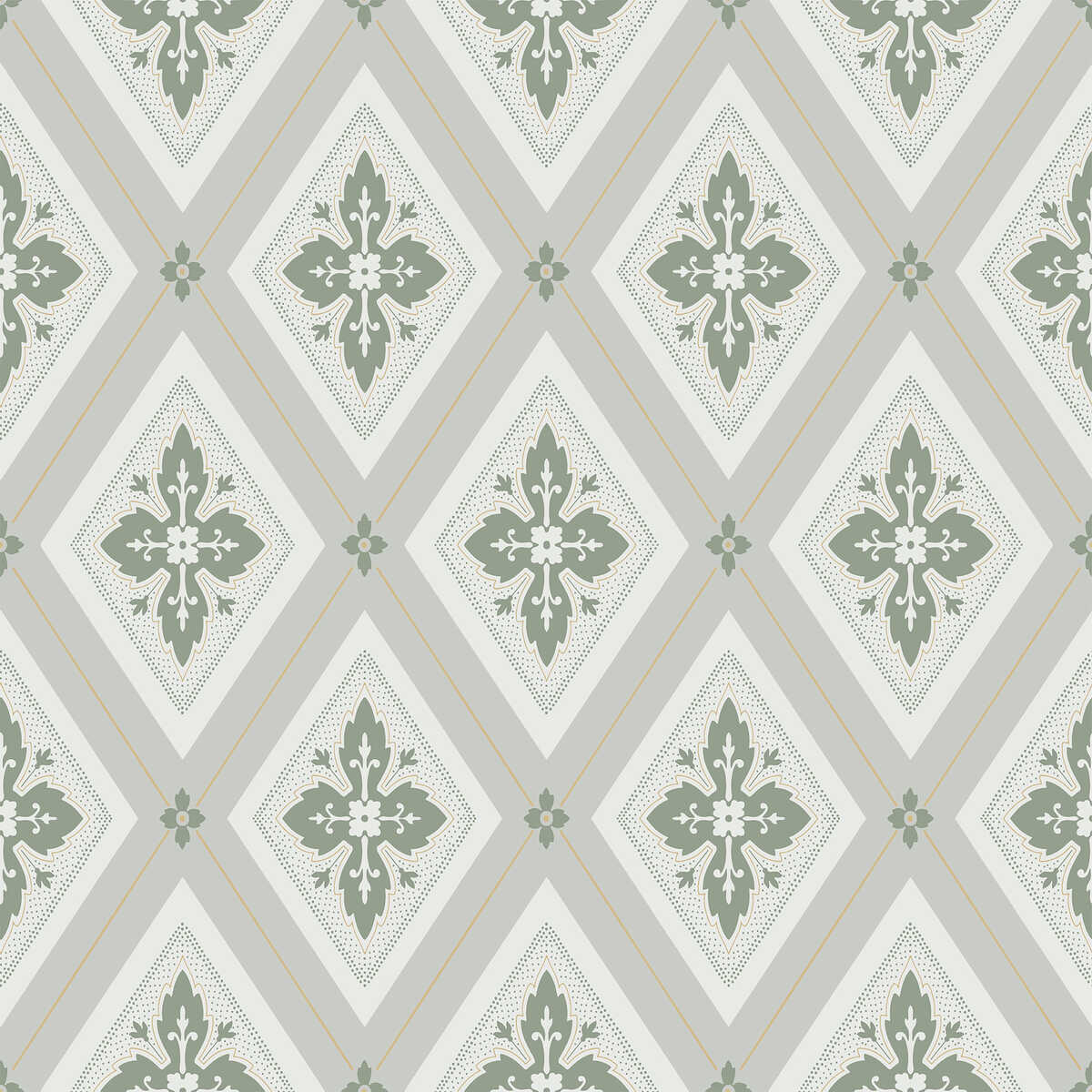 Lily - Laurel Green - WINFIELD THYBONY Papel pintado