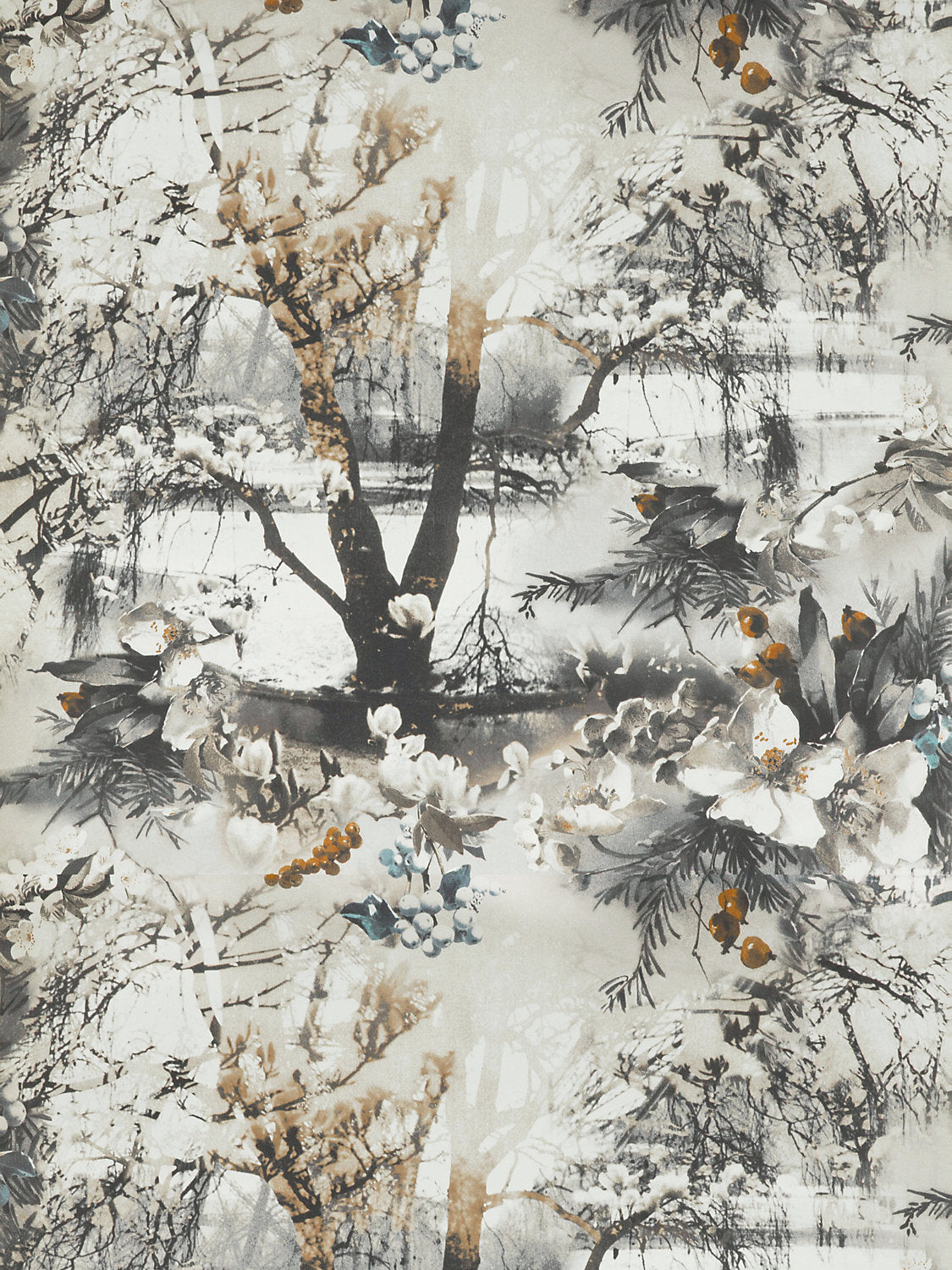Brume - Terre - Scalamandre Wallpaper