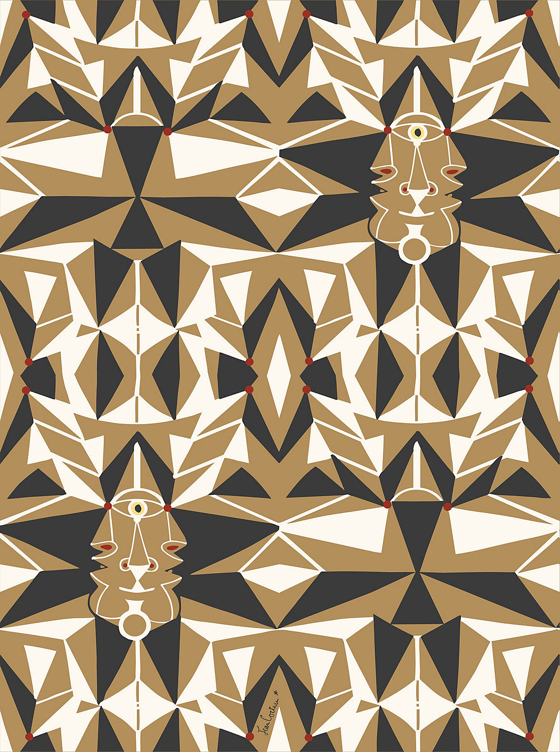 Email - Bronze - Scalamandre Wallpaper