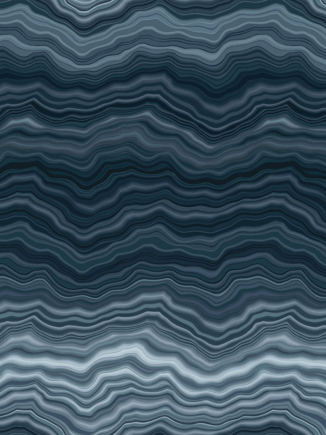 Carrare - Onyx - Scalamandre Wallpaper