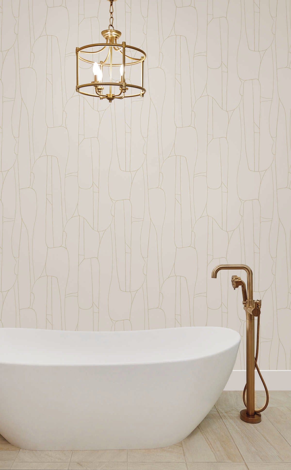 Ferrell - Gesso - WINFIELD THYBONY Wallpaper