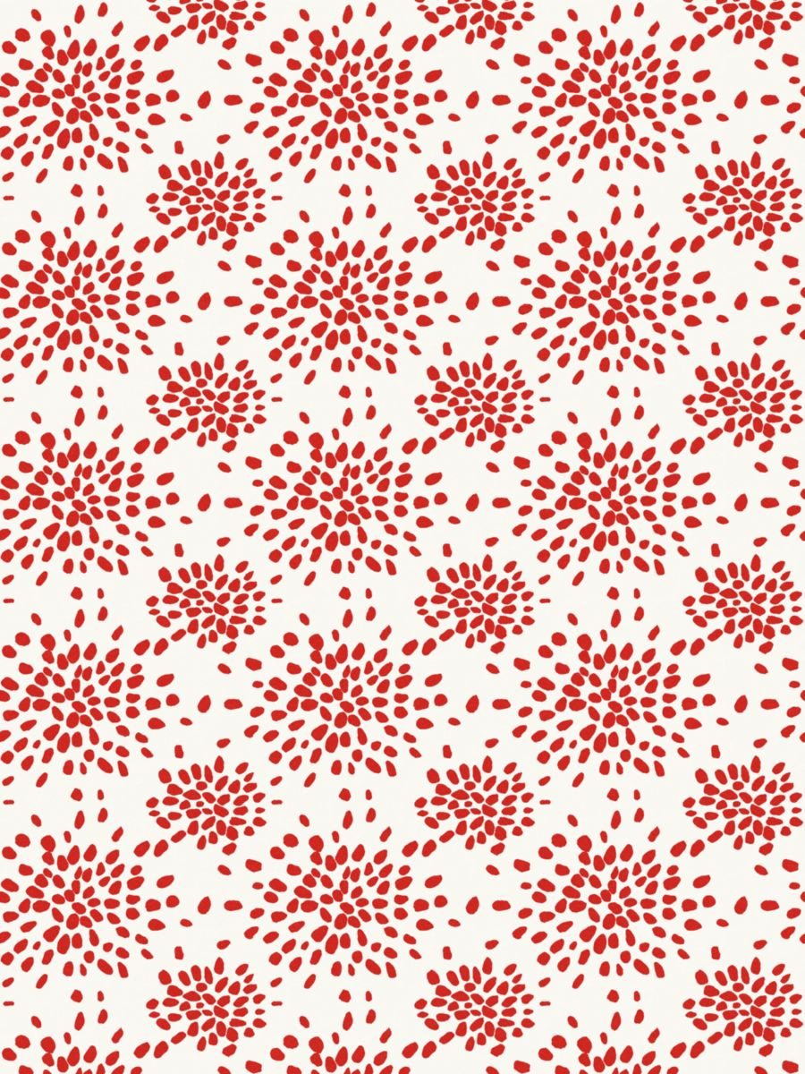 Fireworks wallpaper in Red On White by Hinson - Hinson Wallpaper