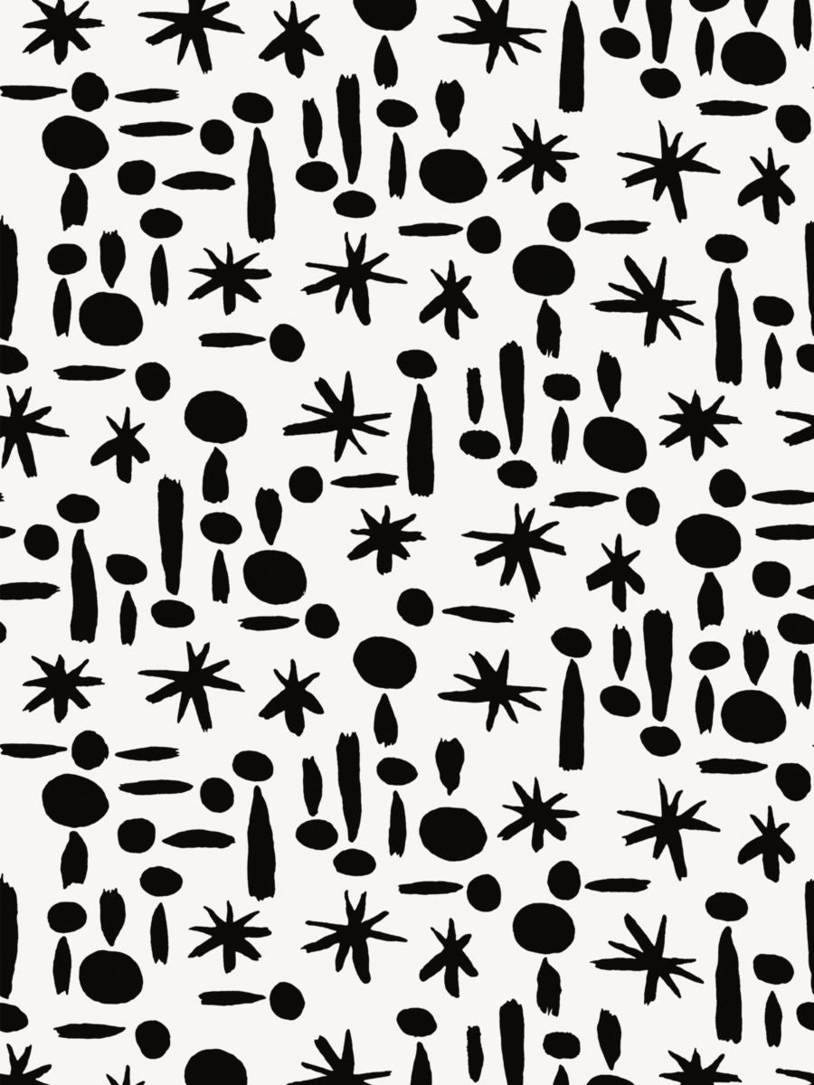 Miro Wallcovering wallpaper in Ebony by Hinson