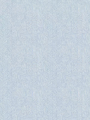 Combed Stripe Wallcovering - Chambray