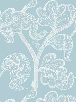 Russell Wallcovering - Sea Glass - Scalamandre Wallpaper