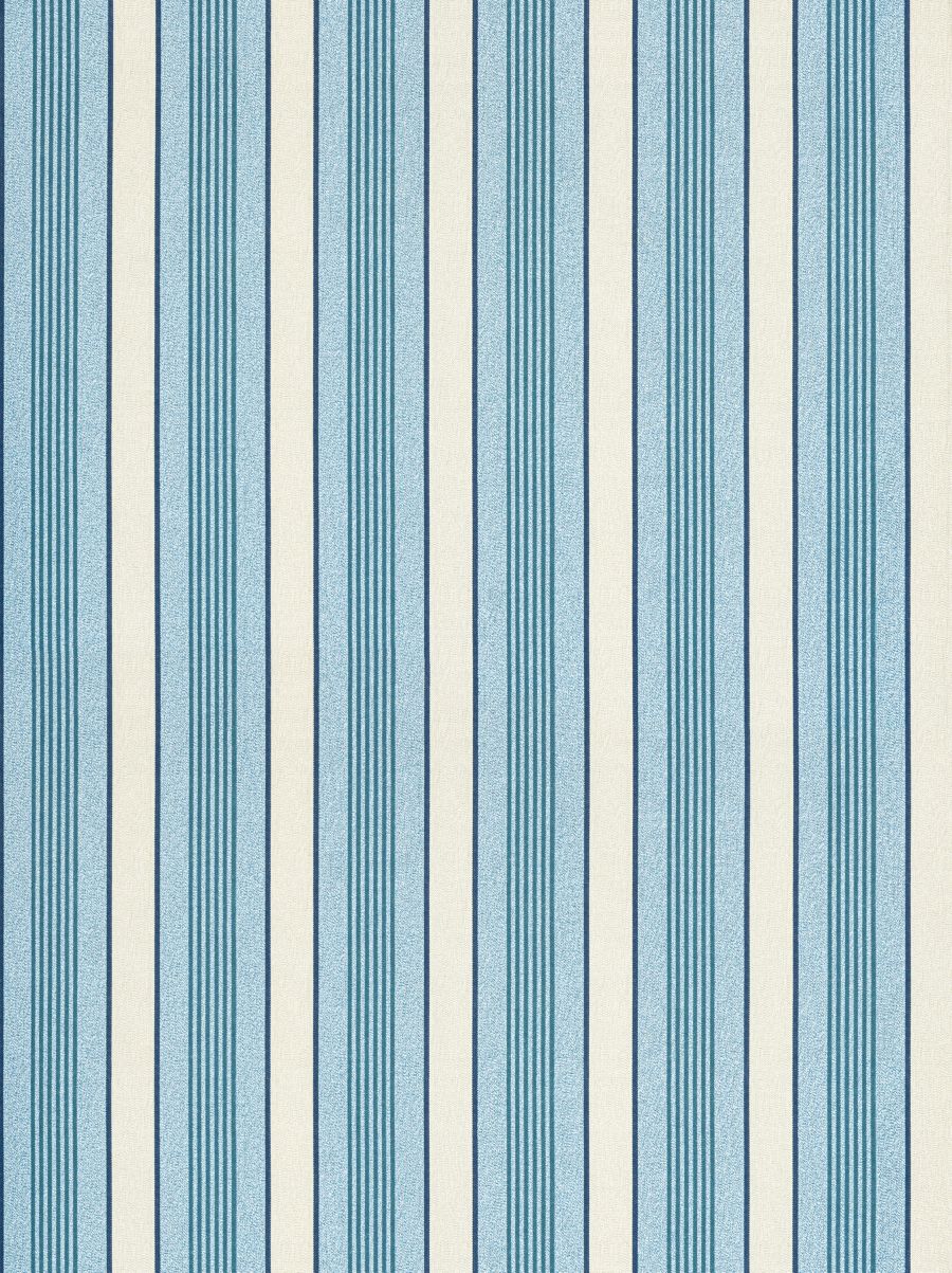 Arlo Stripe wallpaper in Turquoise by Hinson