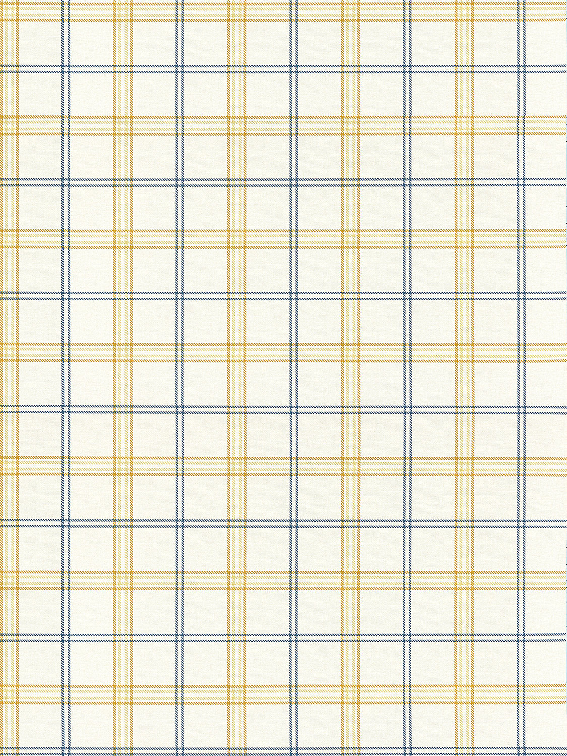 Ezra Plaid - Sun And Sea - Scalamandre Wallpaper
