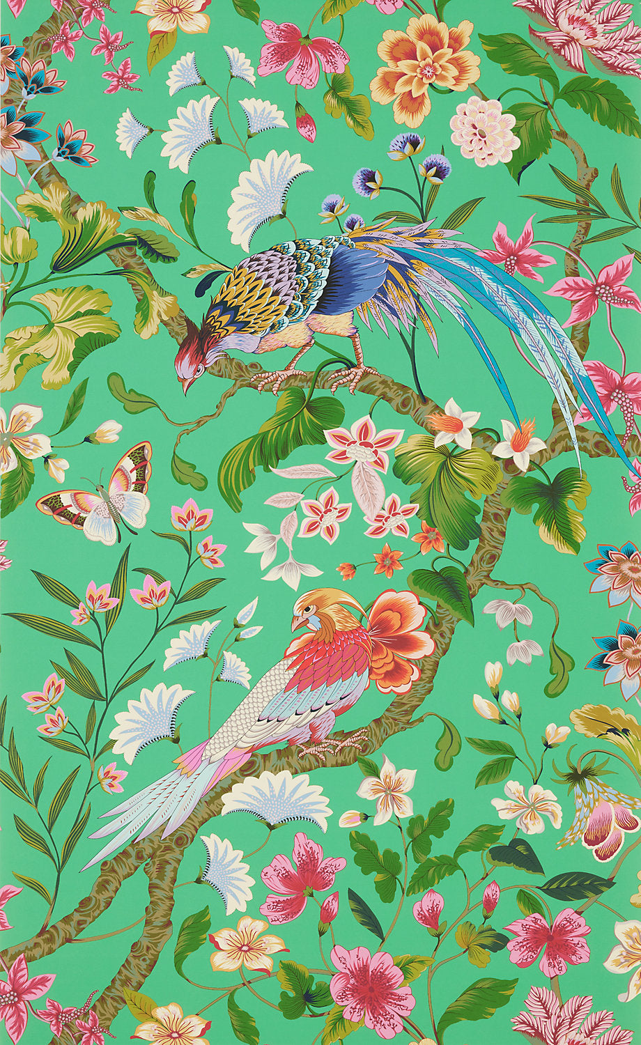 Botany Bay | Wallcovering - Jade - Scalamandre Wallpaper