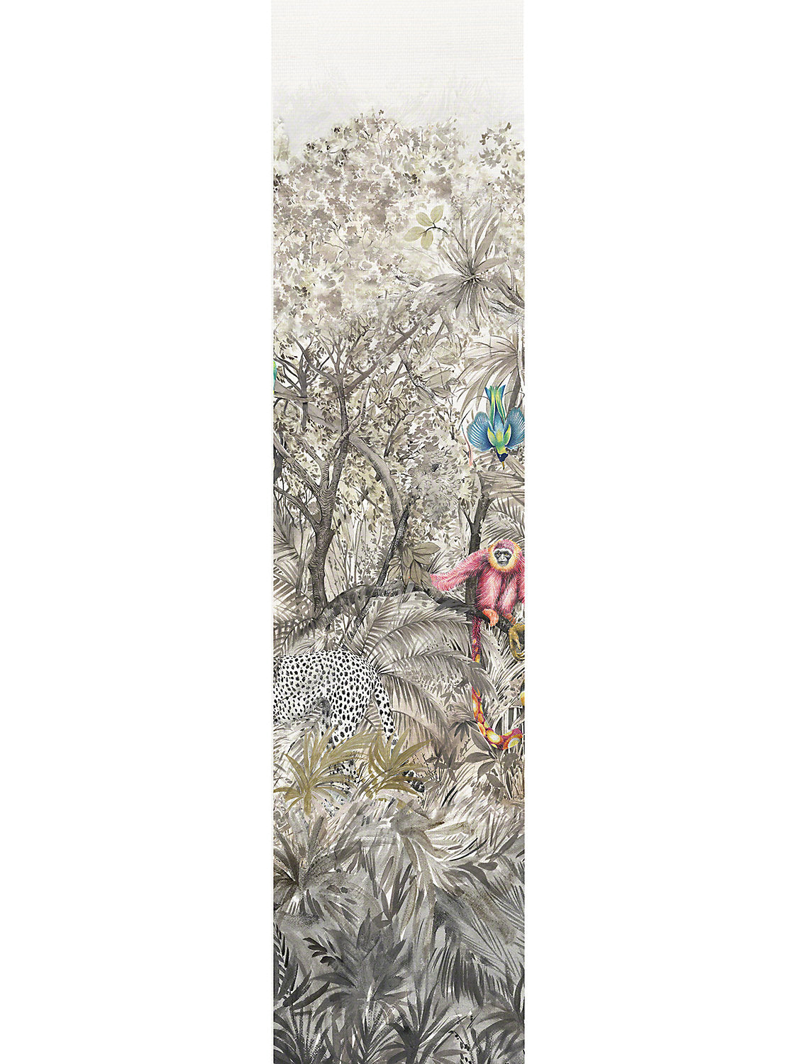 Arcadia Mural | Panel 8 - Multicolor - Scalamandre Wallpaper