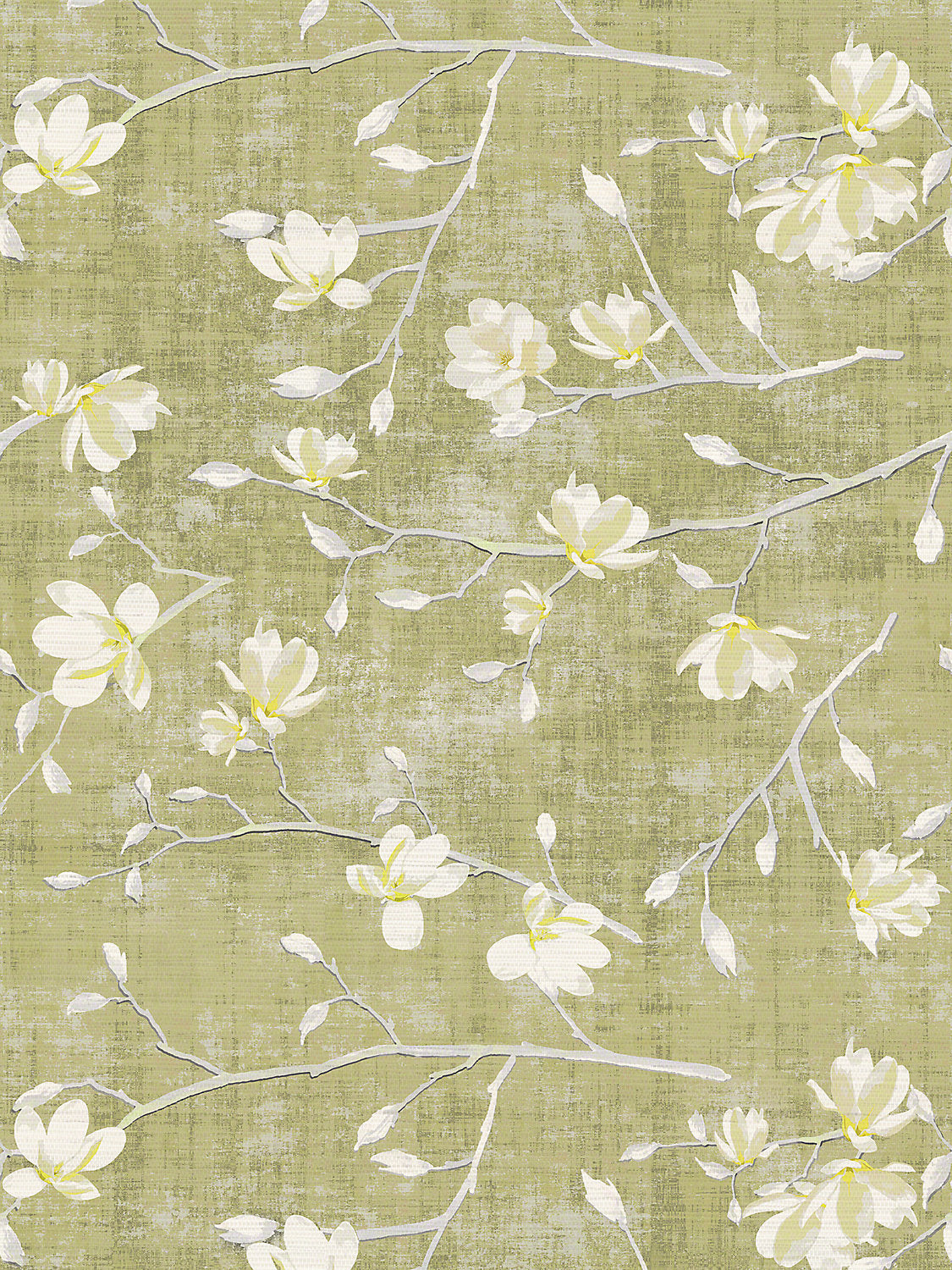 Bloom - Wheat - Scalamandre Wallpaper