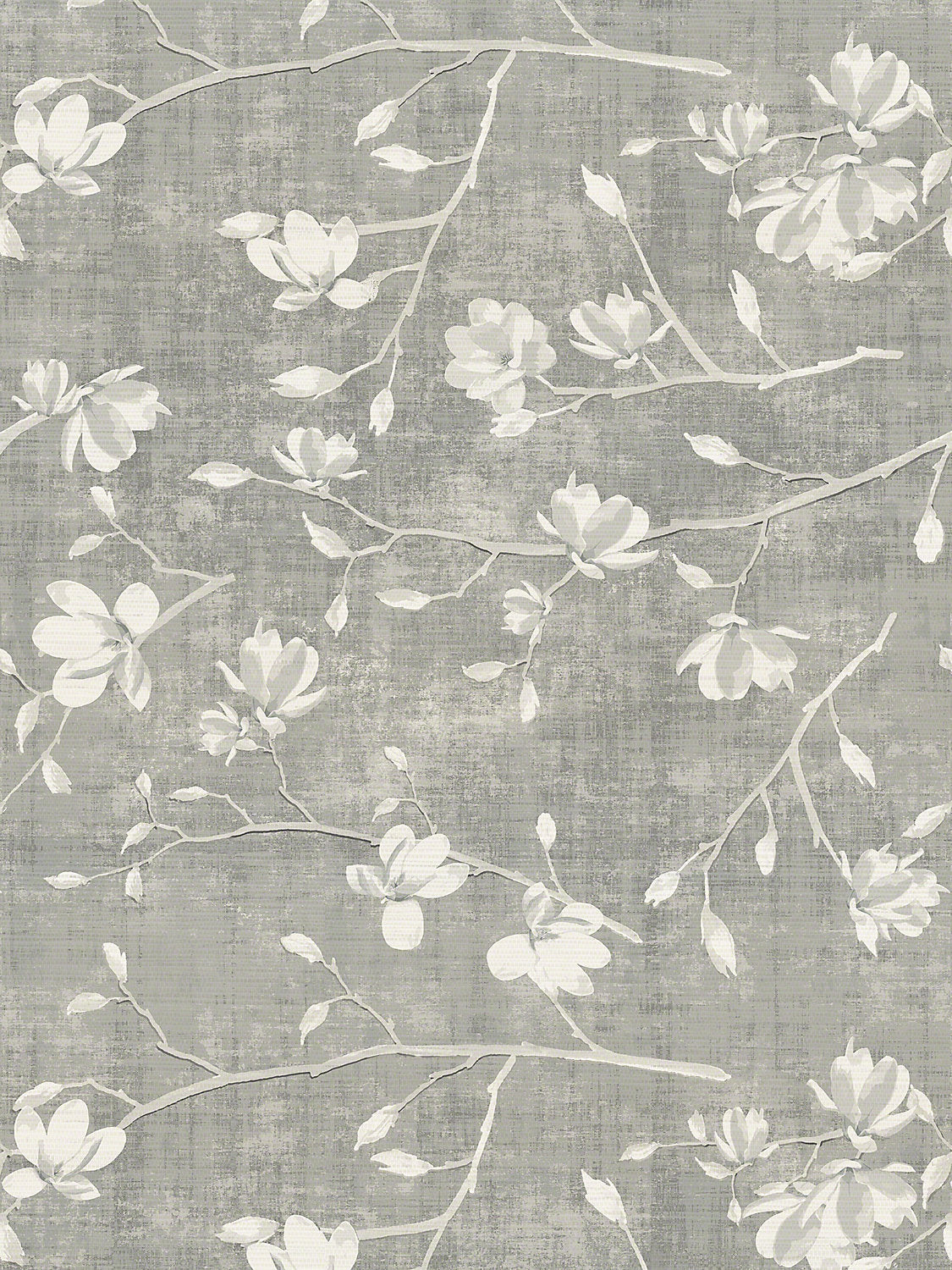 Bloom - Silver - Scalamandre Wallpaper
