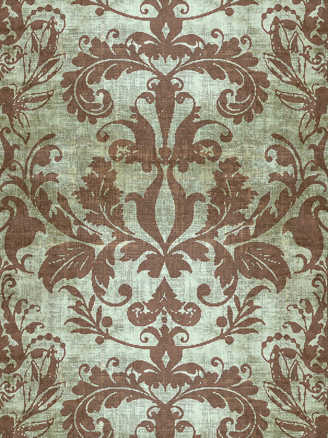 Palace Damask - Sage