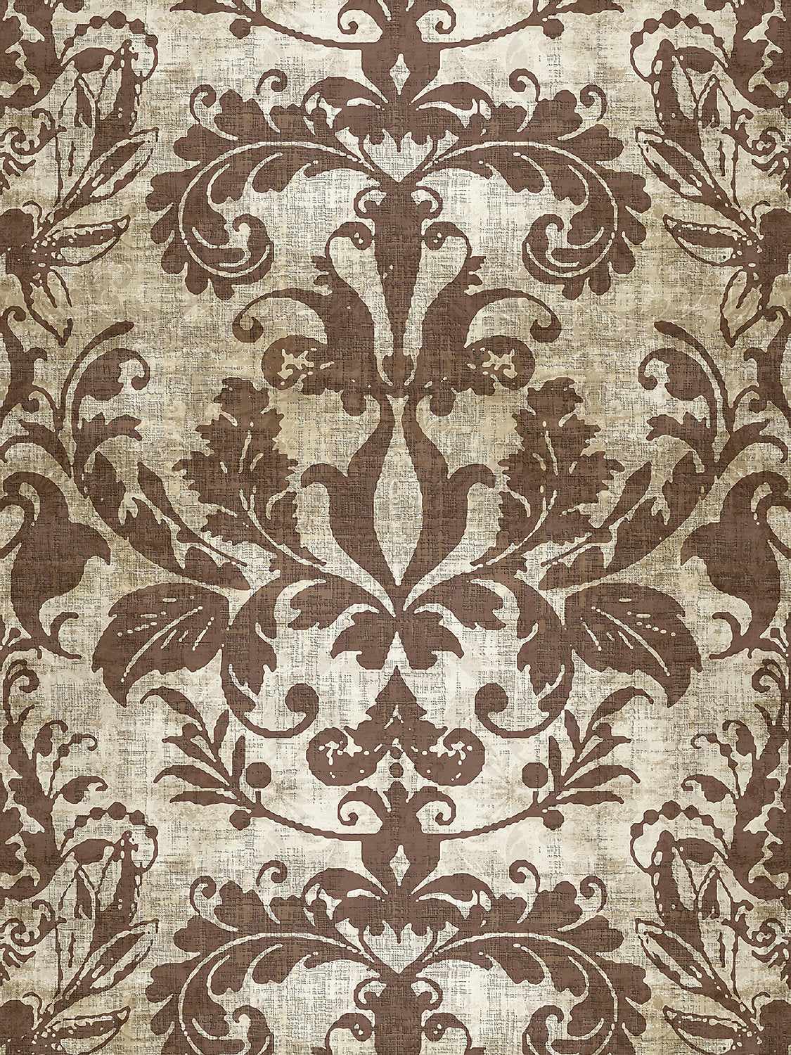 Palace Damask - Chantilly - Scalamandre Wallpaper