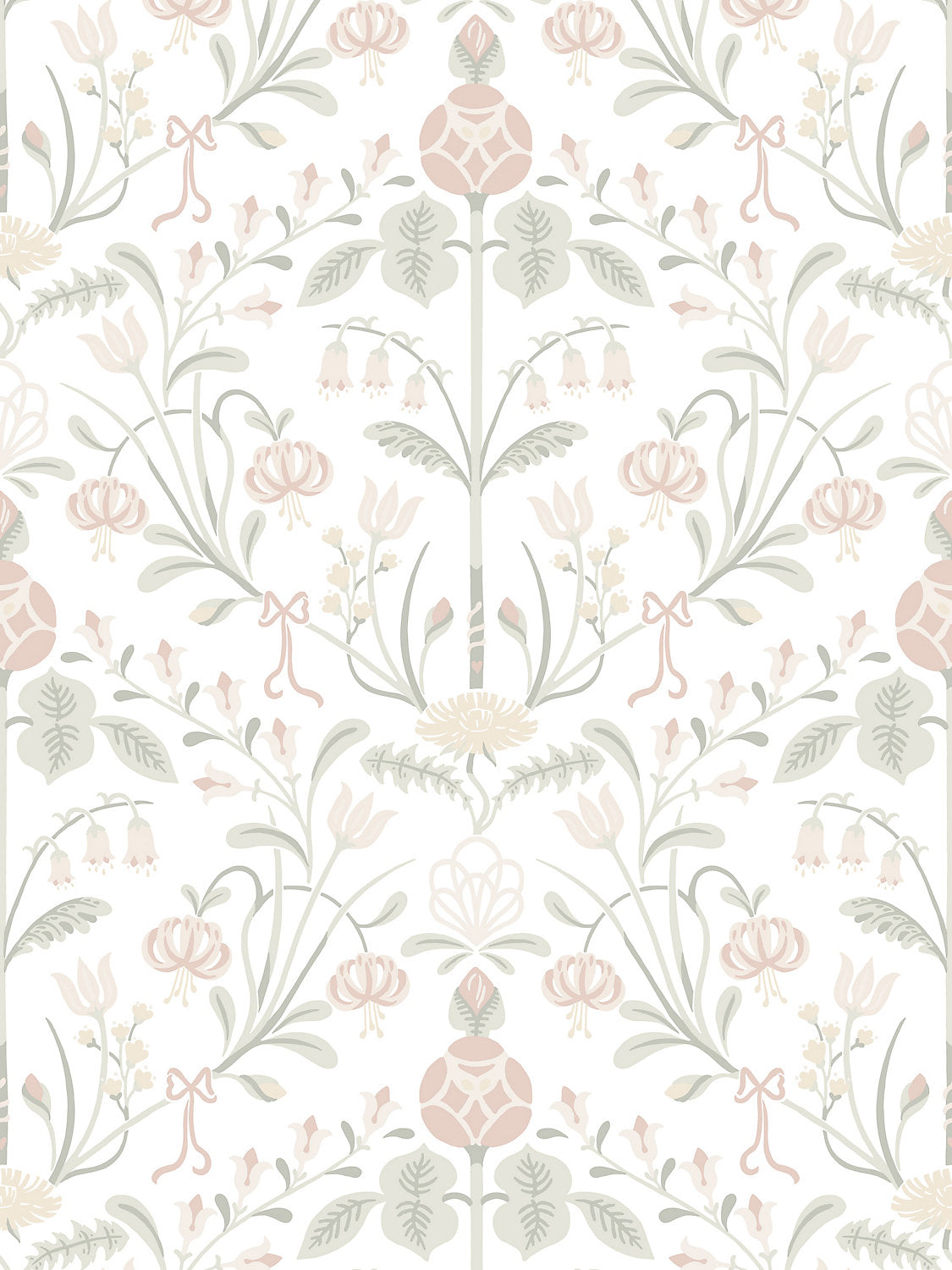 Till Carl - Powder Pink - Scalamandre Wallpaper