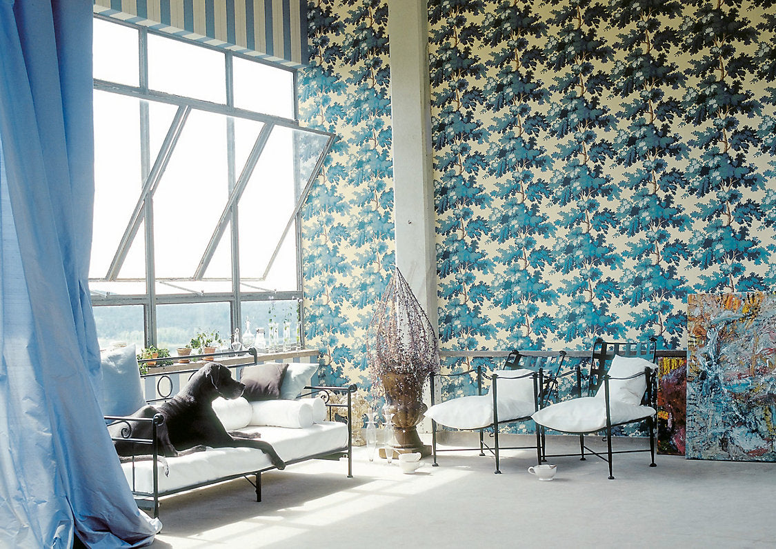 WSB00660444 Raphael Dark Blue by Sandberg Wallcovering