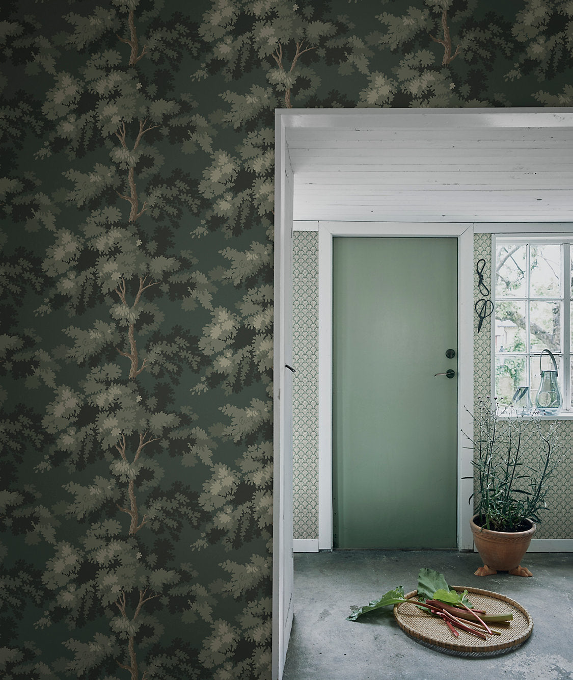 Raphael Moss Green WSB 0444 0238 - Sandberg Wallcovering