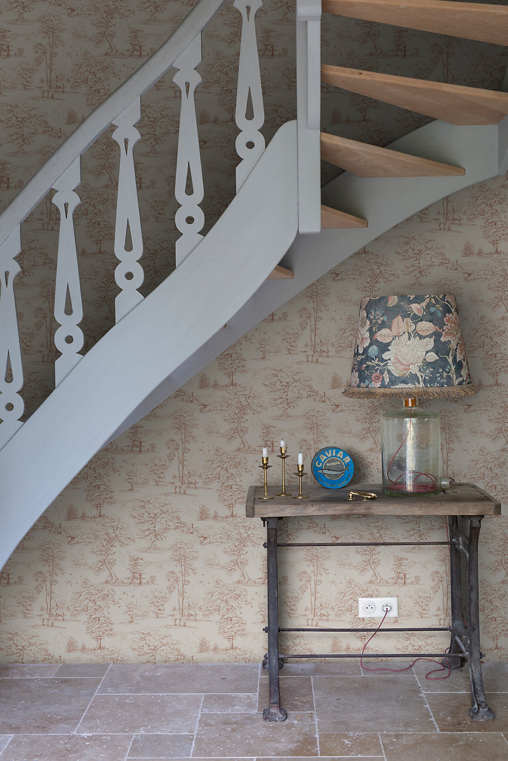 Montfort, Terracotta Sandberg Wallpaper