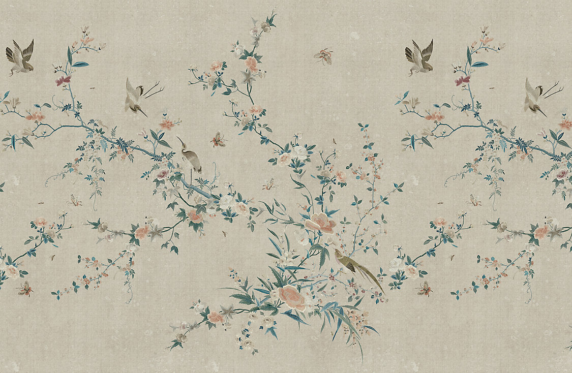 BLOOM - MURAL GRAY WSB BLOOM 0426 by Sandberg Wallcovering