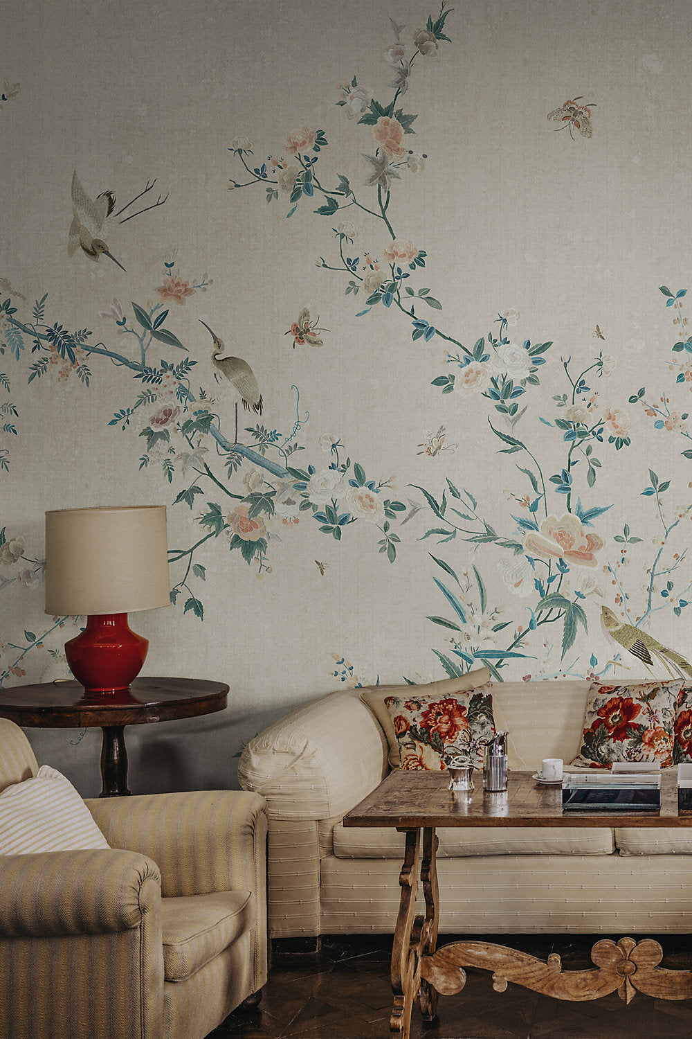 BLOOM - MURAL GRAY WSB BLOOM 0426 by Sandberg Wallcovering