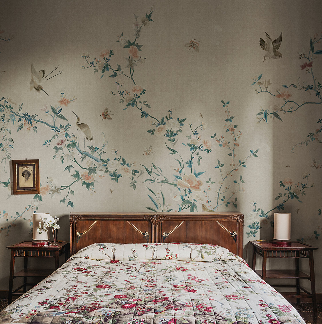 BLOOM - MURAL GRAY WSB BLOOM 0426 by Sandberg Wallcovering