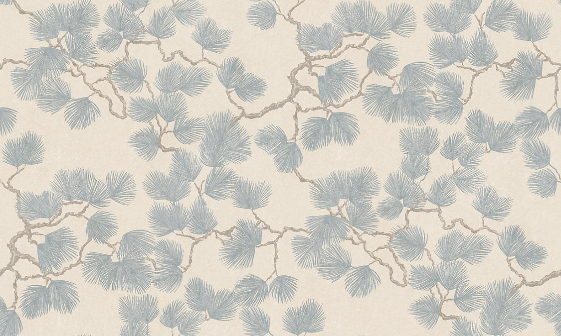 PINE - MURAL MISTY BLUE WSB PINEM 0489 by Sandberg Wallcovering