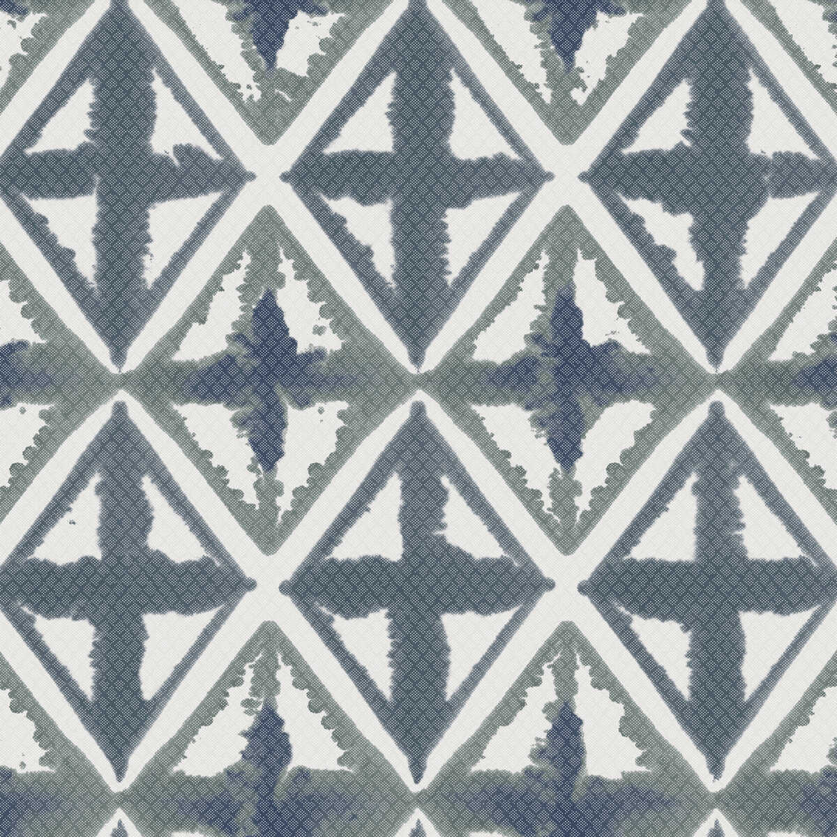 Diamond Block - Blue Ink - WINFIELD THYBONY Wallpaper