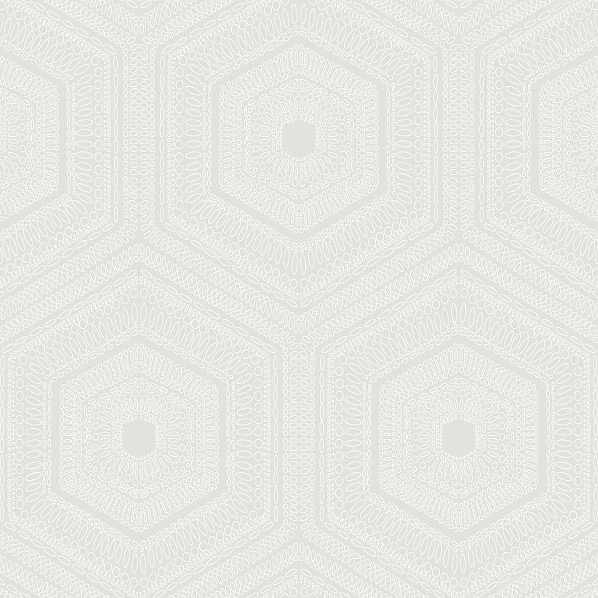 Concentric Groove - Cream - WINFIELD THYBONY Wallpaper