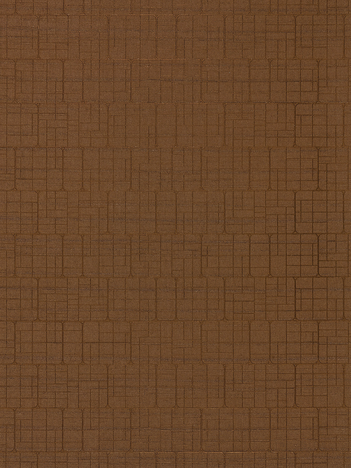Mechanical Workmanship - Copper - Scalamandre Wallpaper