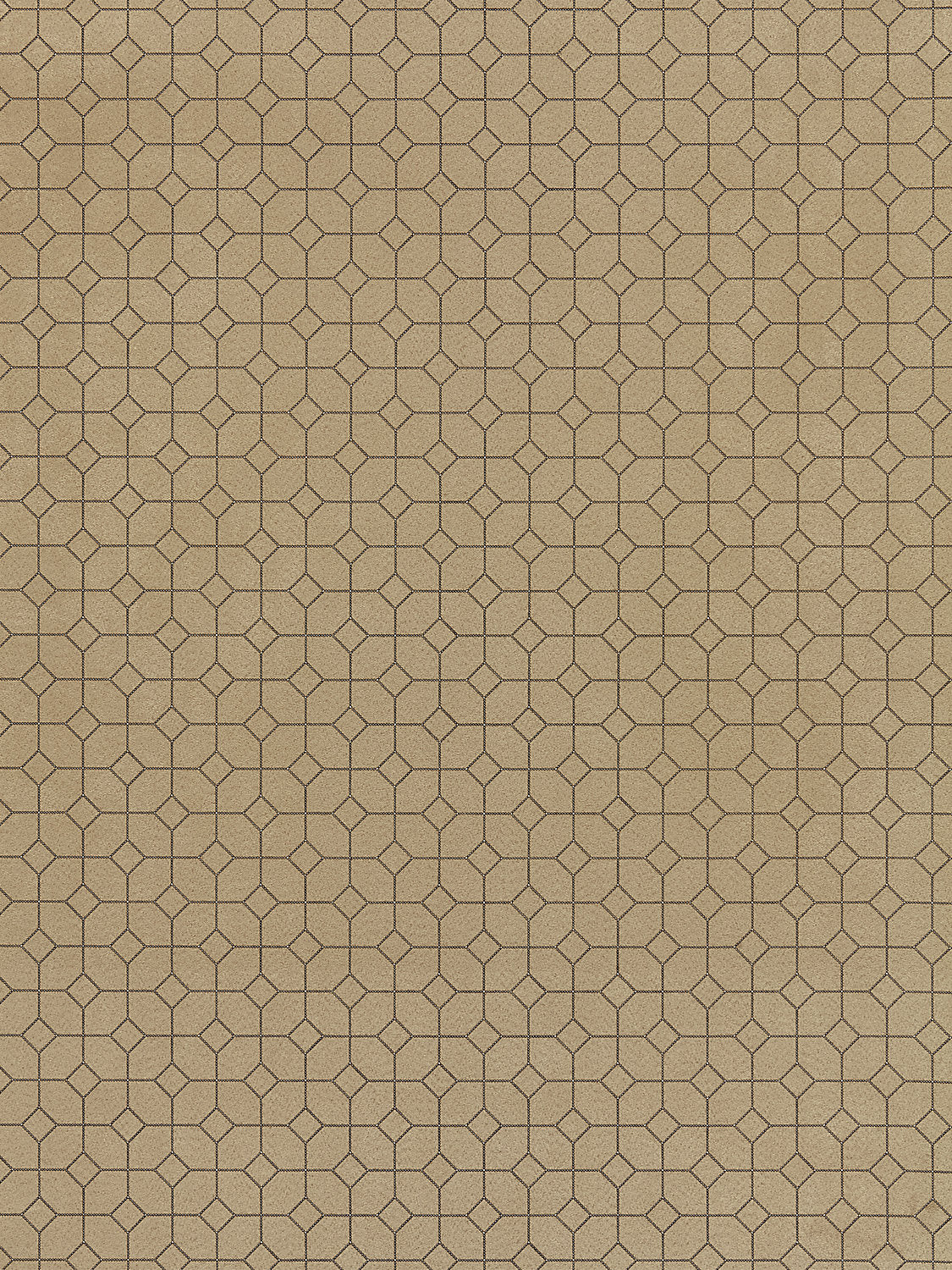 Powerful Connections - Saddle - Scalamandre Wallpaper
