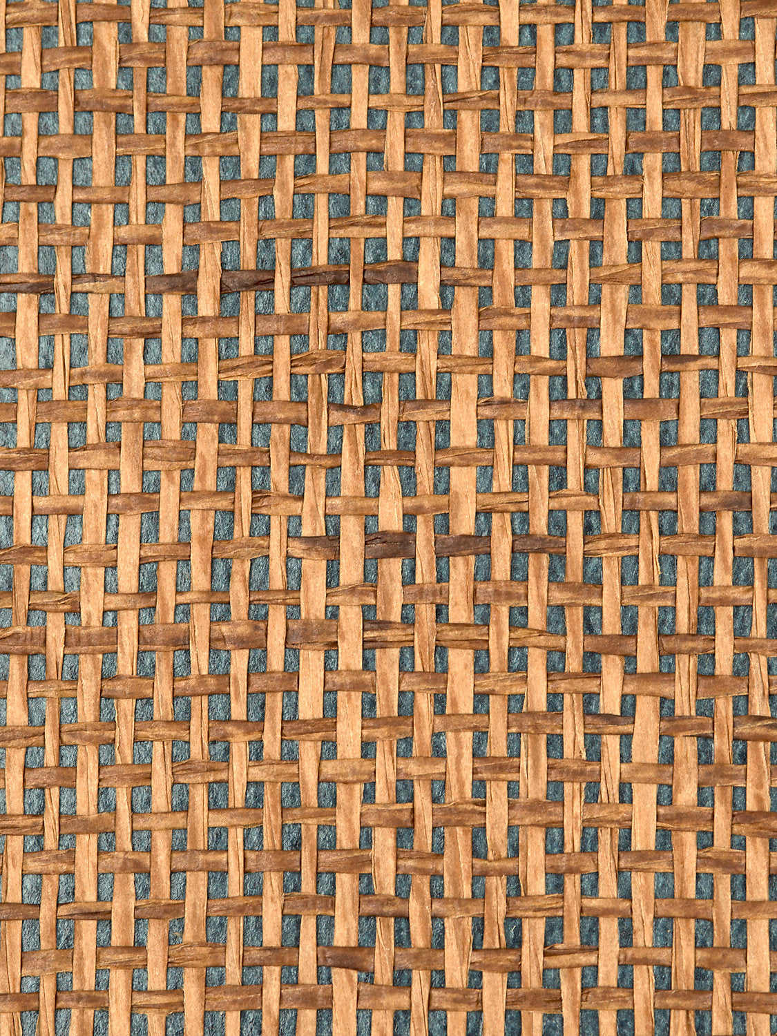 Woodland Weave - Blue - Scalamandre Wallpaper