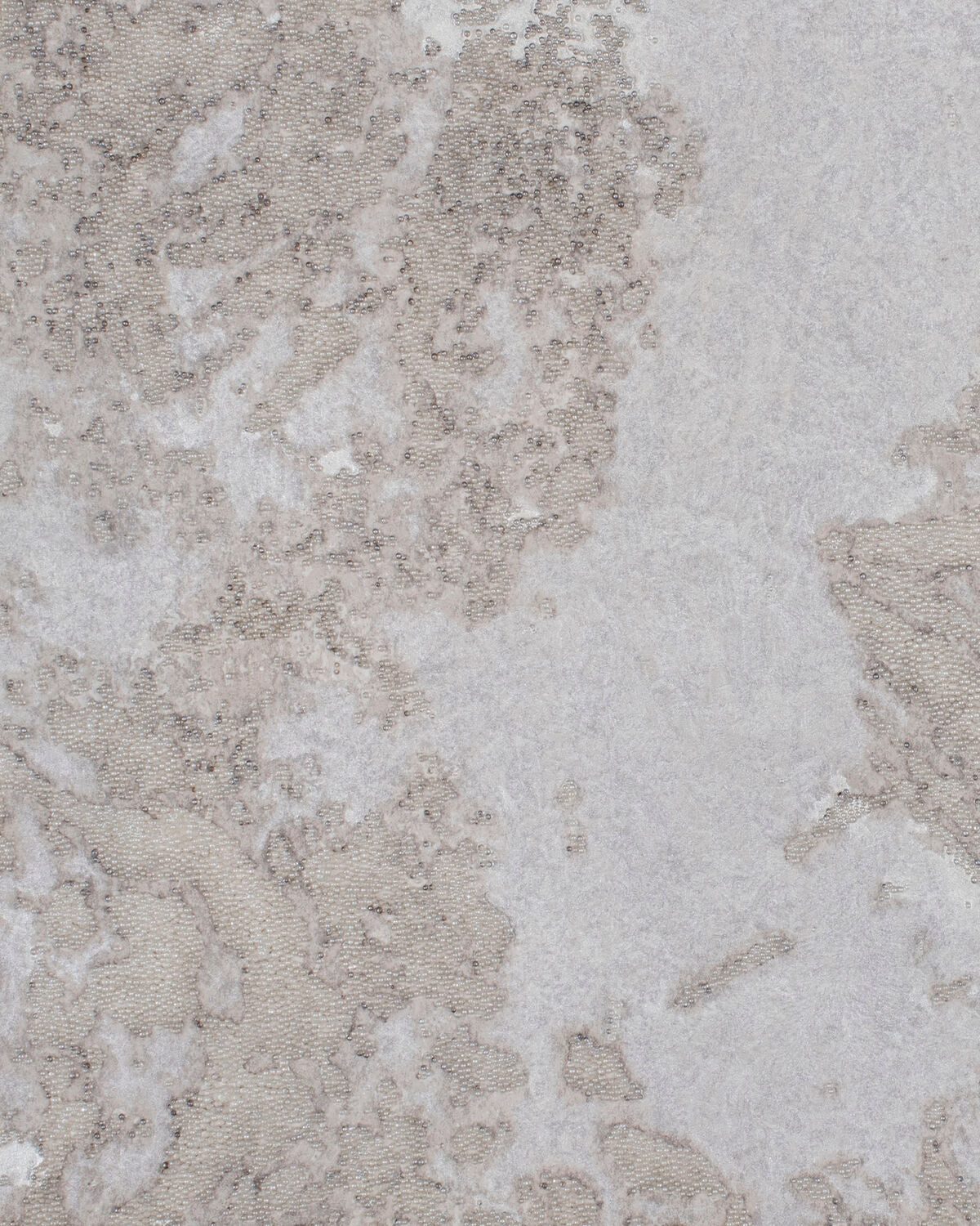 Obsidian Beads - Silver Leaf - Winfield Thybony Wallpaper
