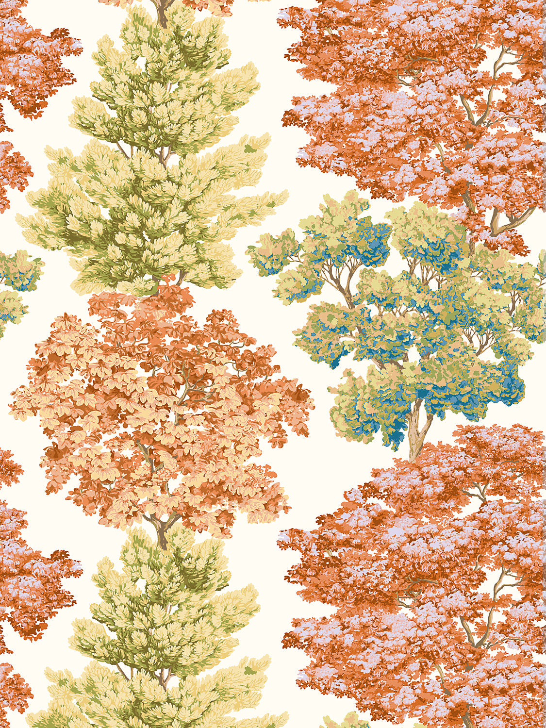 Central Park Wallcovering - Autumn - Scalamandre Wallpaper