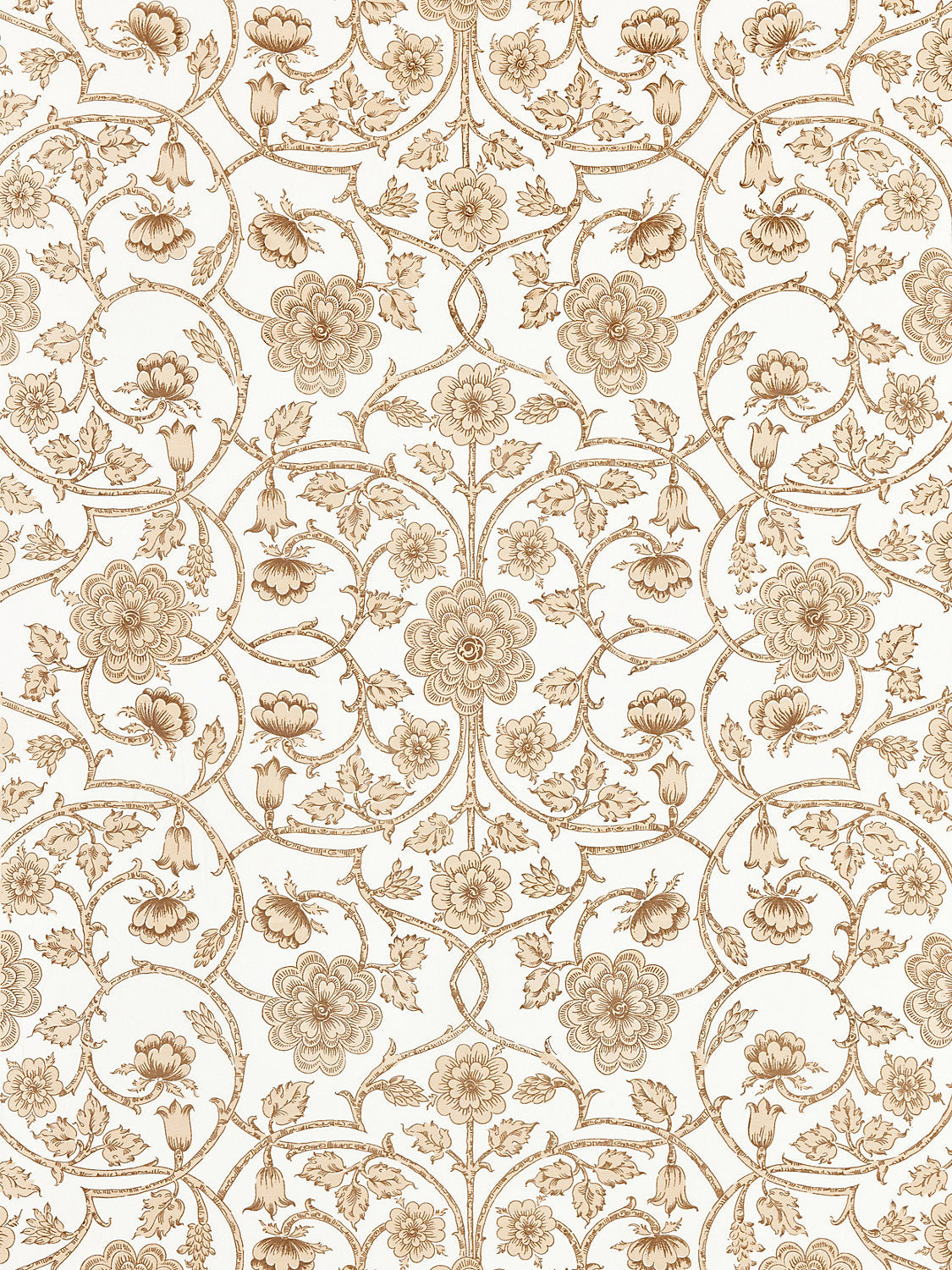 Ornamental Gate - Travertine - Scalamandre Fabric