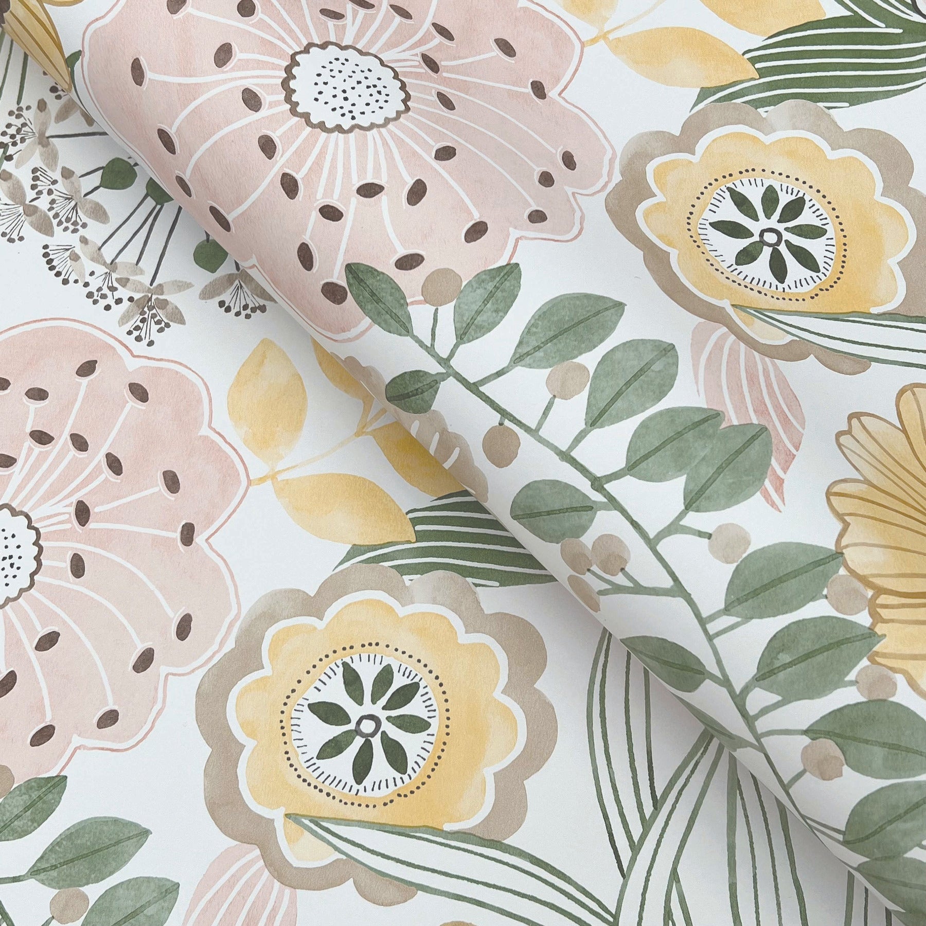 artistic-bouquet-wallpaper-coral-lemon-york-wallcoverings-zm2895