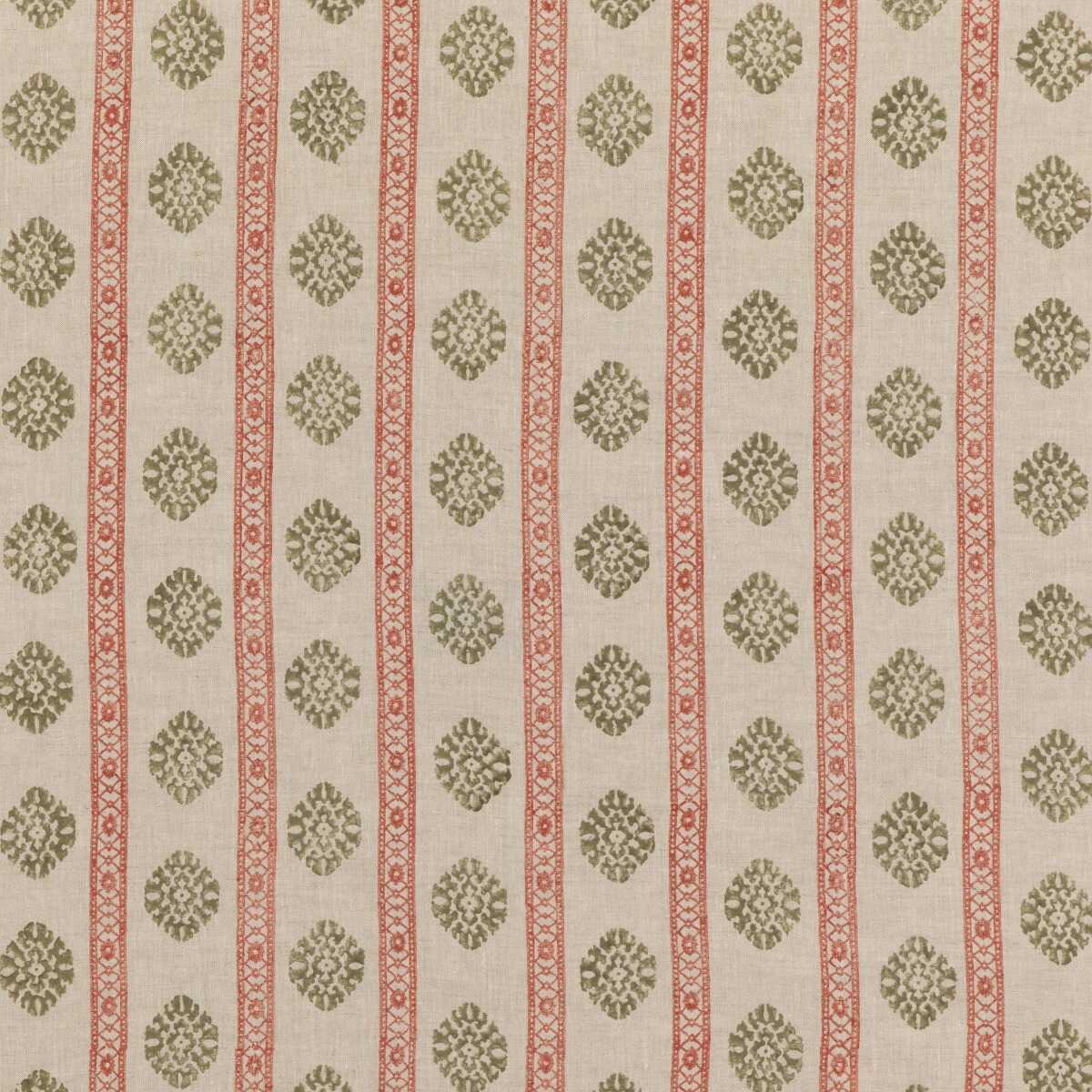 Alma - Red/Green - G P & J BAKER Fabric