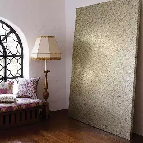 Pasha Ebru Metallic Gilver/Aqua - Osborne & Little - W6751-02 Wallcovering