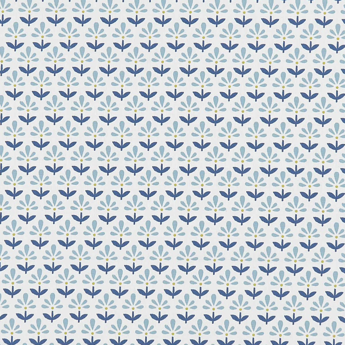 Fleur - Denim - CLARKE AND CLARKE Fabric