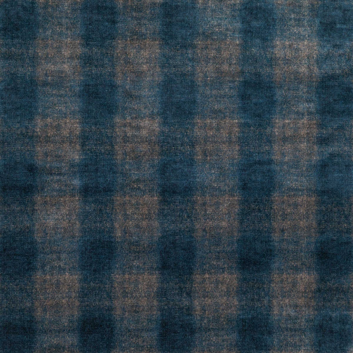 Highland Check - Indigo - MULBERRY Tela