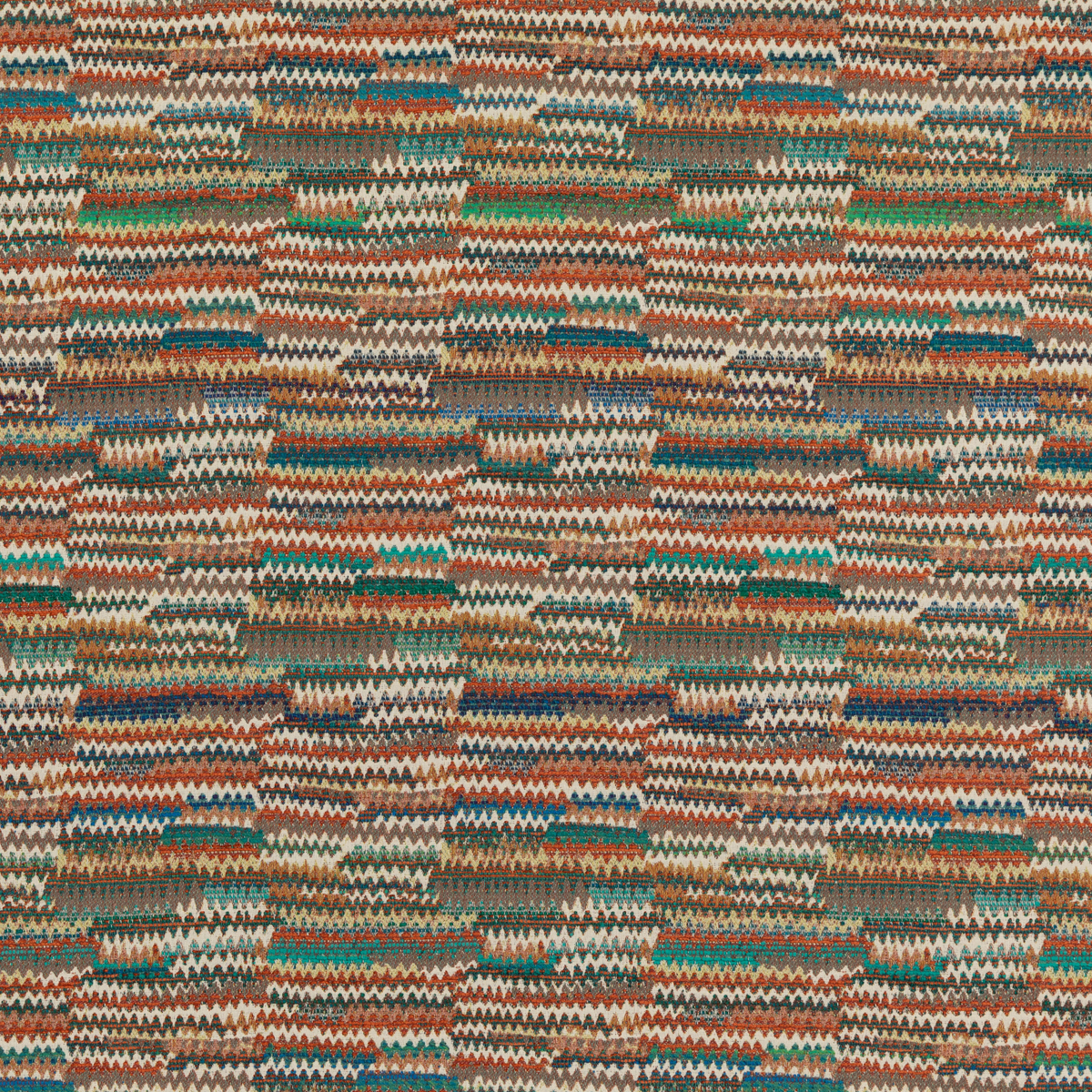 Landscape - Teal/Spice - Mulberry Fabric