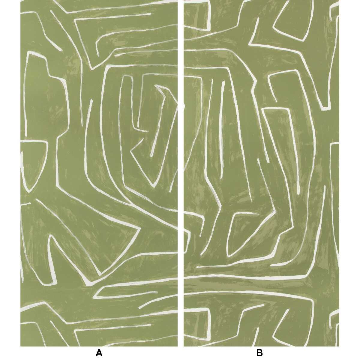 Graffito - Fern - LEE JOFA MODERN Wallpaper