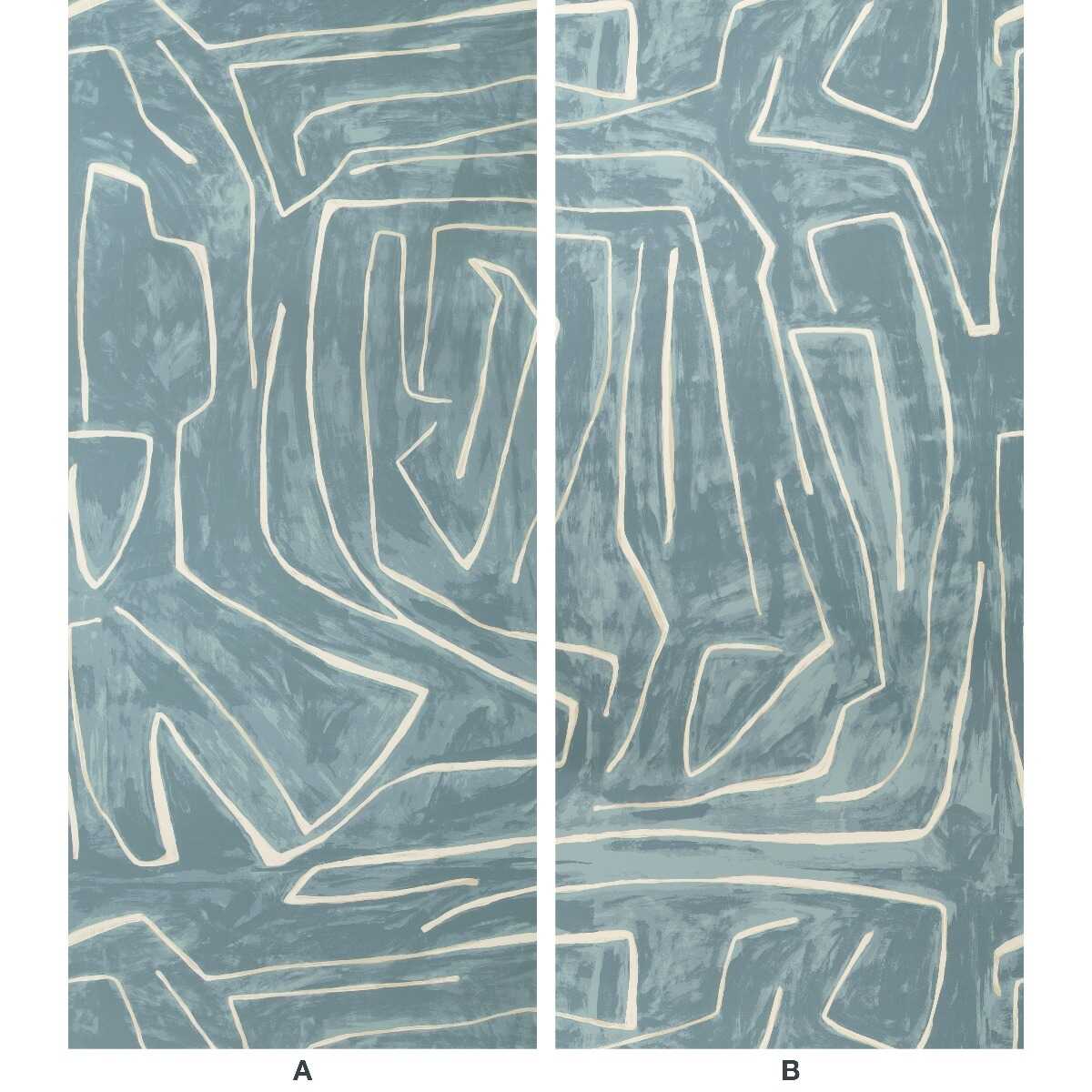 Graffito - Deep Sky - LEE JOFA MODERN Wallpaper