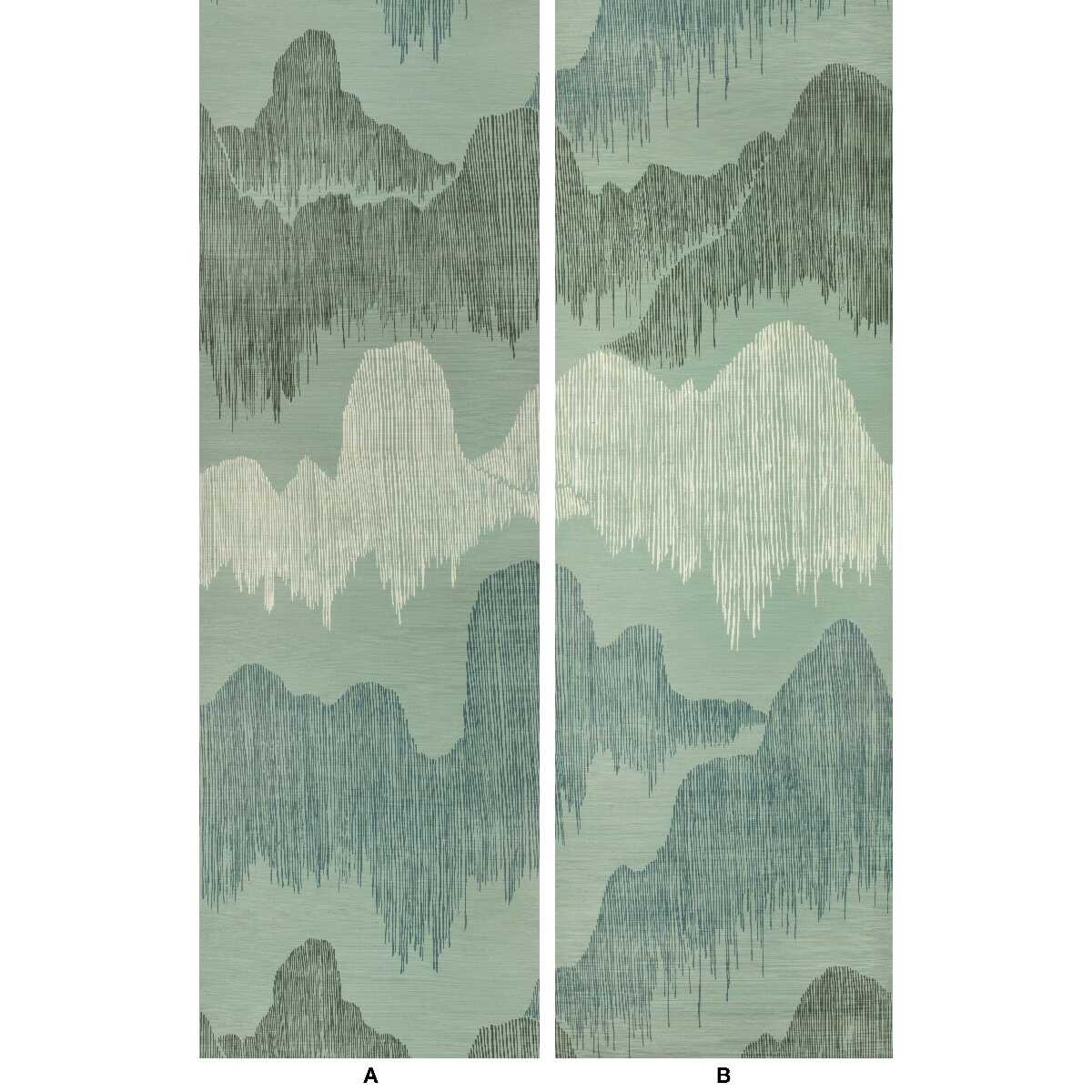 Cascadia Paper - Teal - LEE JOFA MODERN Wallpaper