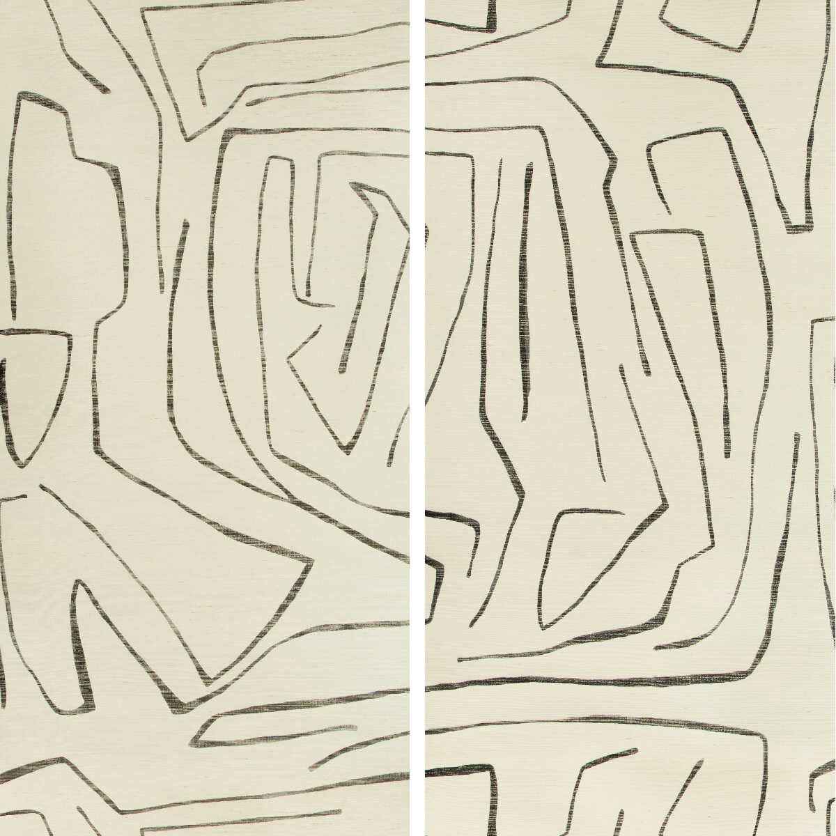Gwp3720180 Graffito Ii Ivory Ebony Lee Jofa Modern Wallpaper