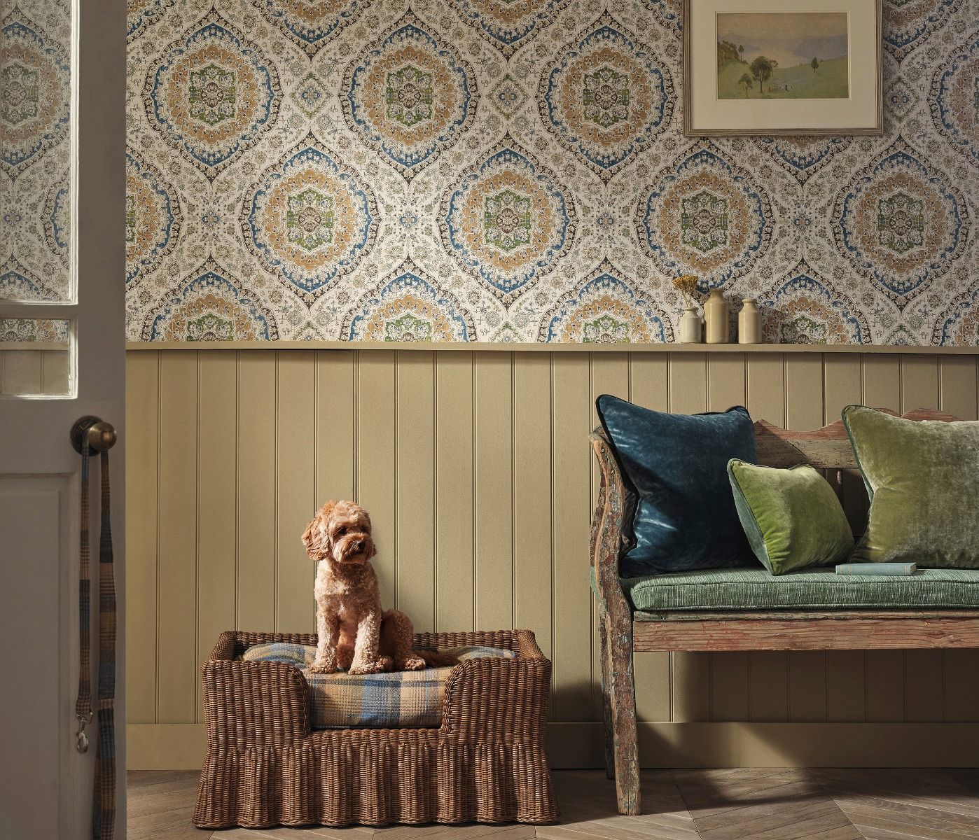 Honfleur Karabali Jade/Amethyst/Amber - Nina Campbell - NCW4597-02 Wallcovering