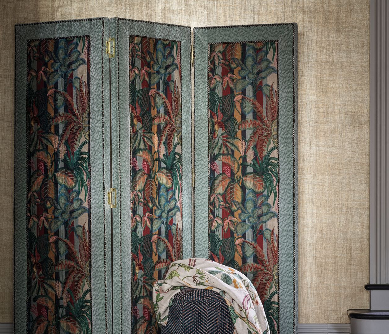 Byzance Lambani Multi - Osborne & Little - F7898-01 Fabric