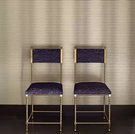 Mansard Lintel Stone/Pale Gilver - Osborne & Little - W6585-02 Wallcovering
